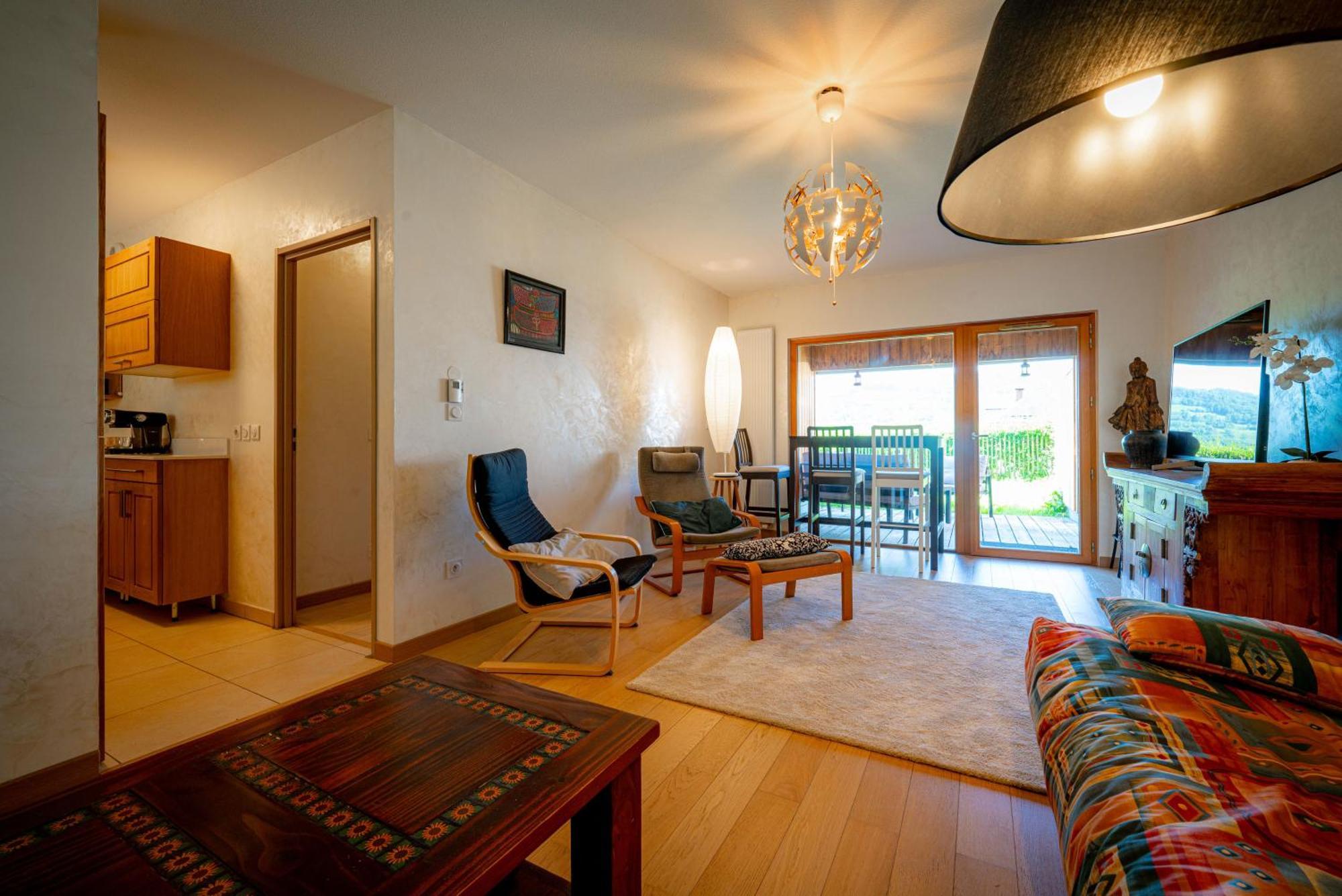 Saint-Jean-d'ArveyVue Sur Les Montagnes-Wifi-Terrasse公寓 外观 照片